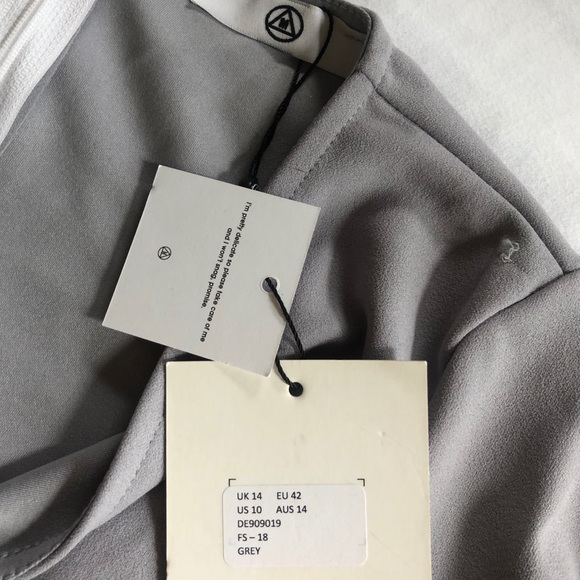 Missguided Grey Cocktail Dress - Picture 3 of 3